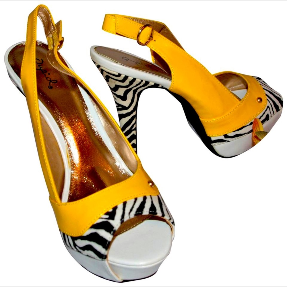 Funky stiletto heels